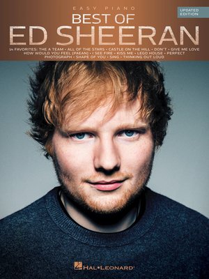 cover image of Best of Ed Sheeran for Easy Piano